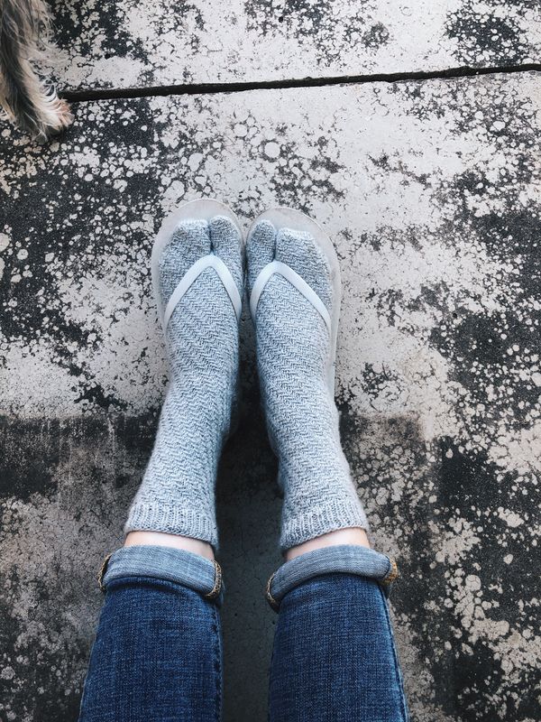 First pair of socks